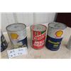 Image 3 : Vintage Oil Cans & Grease Tubes Most Full of Product. Shell, Chrystco Control, only 3 empty