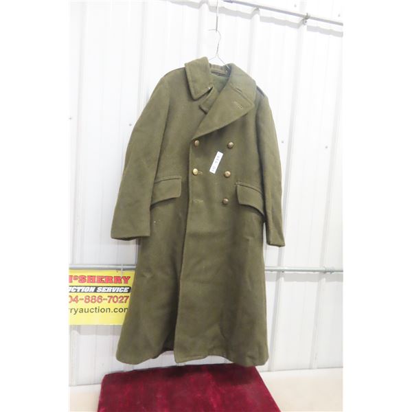 Wool Canadian Army Great Coat