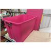Image 2 : Large Storage Bin with Lid, Tarps, Weatherstripping