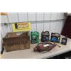 Image 1 : Wooden Pepsi Crate + SW 30 11 Liter/4W30 4 Liter/Chain Saw Bar Oil/Lubstar Pump