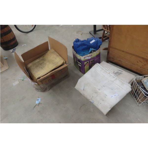 2 Boxes of Tarps