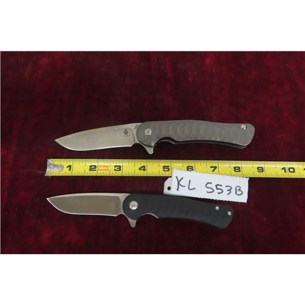 2 x Kizer Fold Out Knives