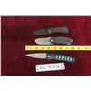 Image 1 : 3  Folding Pocket Knives;  MCUSTA VG-10, Kizer 535VN & Banter 535VN