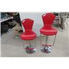 Image 1 : 2 Swivel/Adjustable Bar Stools
