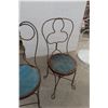 Image 4 : 4 Vintage Wrought Iron Chairs 