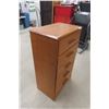 Image 2 : Maple 5 Drawer Dresser 45'' x 16'' x 26'' 