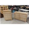 Image 1 : 2 Dressers (1) 43'' x 30'' x 16 1/2'' , (1) 33'' x 47'' x 