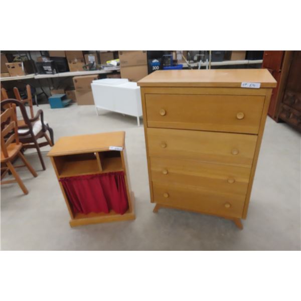 Dresser 43'' x 30'' x 16 1/2'' & Night Stand 27'' x 11 
