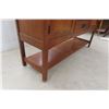 Image 8 : Antique Oak Buffet 43'' x 60'' x 17'' 