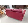 Image 5 : Leather/Leather Style Love Seat 65'' Wide 