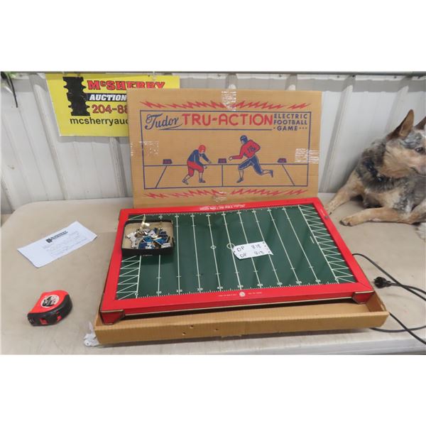 Tudor Tru-Action Electric Football Game with Box 