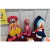 Image 2 : Vintage Stuffies: 2 Canadian Ronald McDonald, Pink 