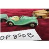 Image 4 : 3 Vintage Dinky Cars, Some Tires Missing. 