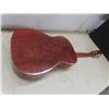 Image 2 : Goya Acoustic Guitar with Hard Case - Missing 2 Strings & Handle Broken on Case