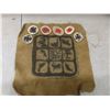 Image 2 : Vintage 1966 Knife Hunt Game w/ Mall + Whale Bone Pieces & Fur & Leather Belt