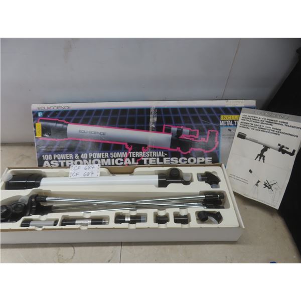 EDU Science 50mm telescope NSR