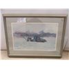 Image 1 : Hand signed numbered print by Armand Paquette (Two Horse Powers) 30x22