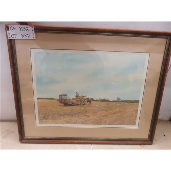 Hand signed numbered print by Armand Paquette (Falls) 22x27