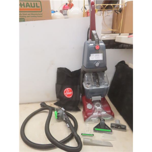 Hoover carpet washer w/ wand and attachments
