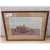 Image 1 : Hand signed numbered print by Armand Paquette (Pitching) 22x29