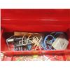 Image 3 : Beach toolbox and Craftsman box w/ misc tools