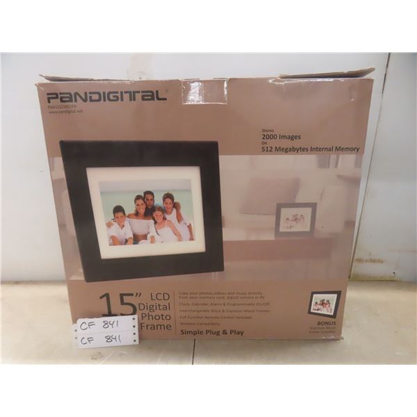 15” LCD digital photo frame NSR