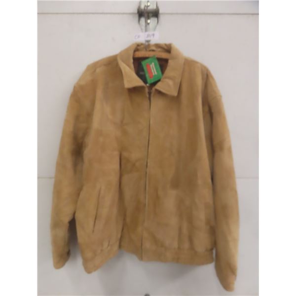 Suede leather jacket size 2X