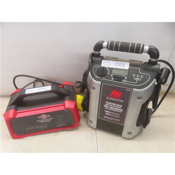 Motomaster booster pack with air compressor and 12V battery charger