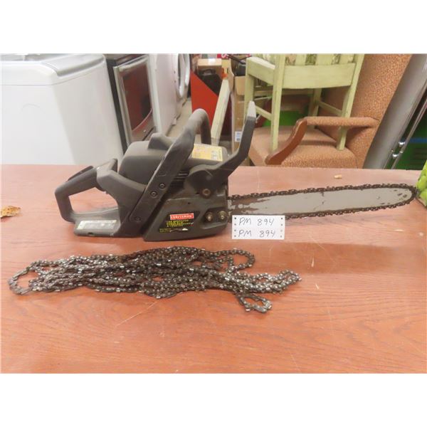 Craftsman chainsaw chain 16" w/ extra chain