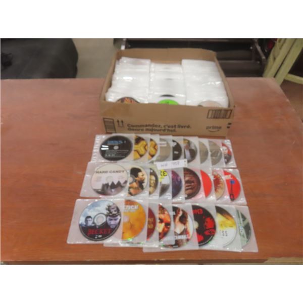 Over 350 movies, TV series + music concert DVDs