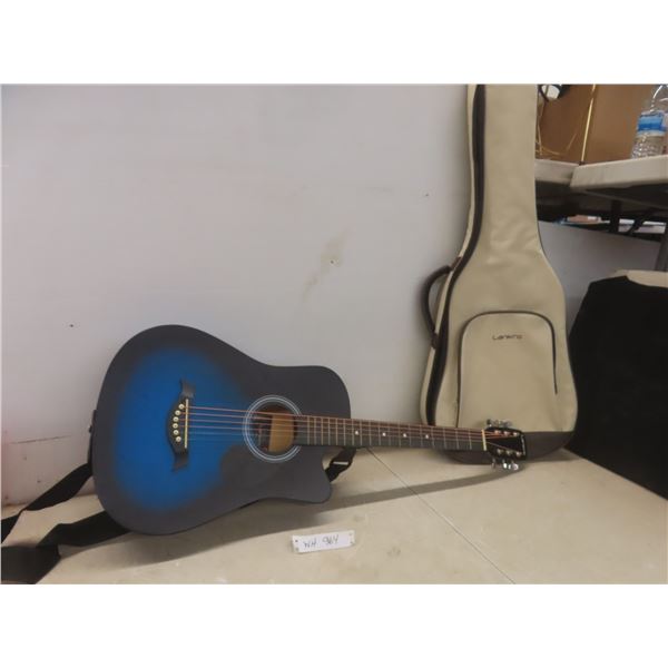 Lankro acoustic guitar with case