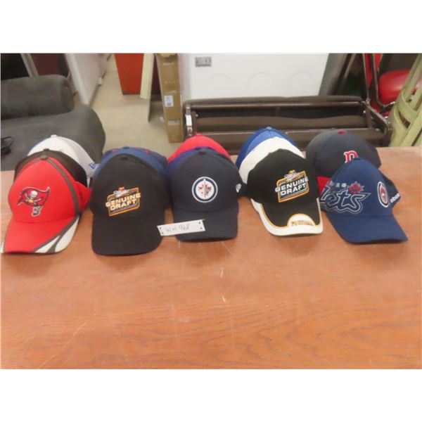 Lot of 15 Blue Jays, Jets, NFL, etc. sports caps