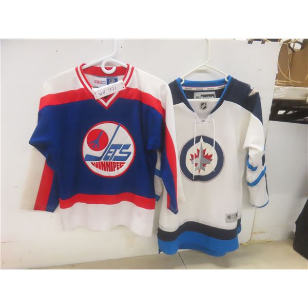 Lot of 2 youth size S/M and L/XL WPG Jets jerseys