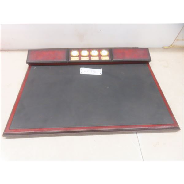 Bombay Company wooden fliptop desktop