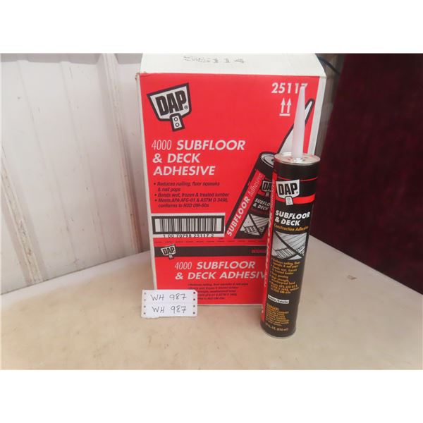 Case of 12 – 28 oz DAP adhesive tubes