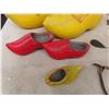 Image 8 : Lot of brass bells + chimes and Dutch wooden shoes