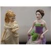 Image 8 : Lot of 3 Royal Doulton figurines and 2 Italian statues