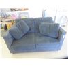 Image 1 : Microsuede Love Seat 60'' Wide 