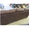 Image 6 : Leather/Leather Style Couch 90'' W