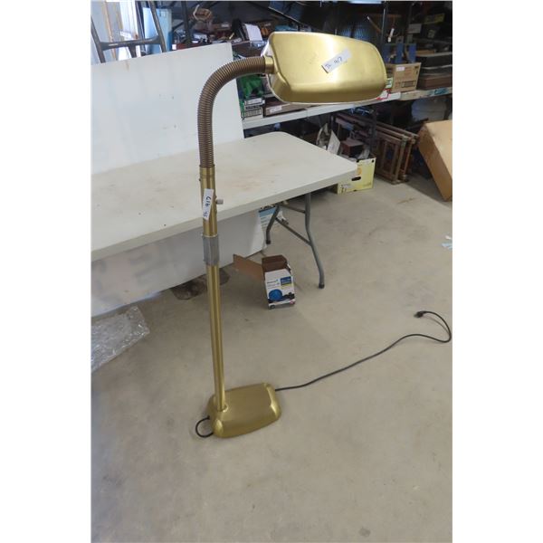 Floor lamp with flexible neck