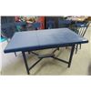 Image 1 : Wooden Painted Folding Table and 6 Chairs