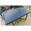 Image 2 : Wooden Painted Folding Table and 6 Chairs