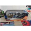 Image 2 : 2 Nascar 1/24 Scale Die Cast Cars in Boxes, 1/43 Scale Driver Figure, Snap On Cup, Hooters Cup +