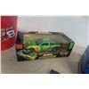 Image 3 : 2 Nascar 1/24 Scale Die Cast Cars in Boxes, 1/43 Scale Driver Figure, Snap On Cup, Hooters Cup +