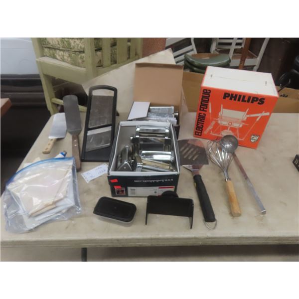 Philips Electric Fondue Pot, Pasta Maker Attachment for Stand Mixer,