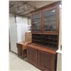 Image 17 : Antique Buffet/China Cabinet with Plate Rack, Pigeon Holes