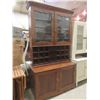 Image 1 : Antique Buffet/China Cabinet with Plate Rack, Pigeon Holes