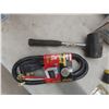 Image 8 : 50 Amp Range Cord, Motion Detector Flood Light, Gear Puller, Battery Terminal Top Post, Drill...