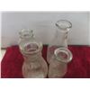 Image 8 : 4 Milk/Cream Bottles, Crescent Creamery, City Dairy and Dutchmen Dairy