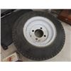 Image 2 : Trailer Tire 4.90/4.00-8, Tubes, Folding Chair, Battery Cables for Garden Tractor, Lewis and...